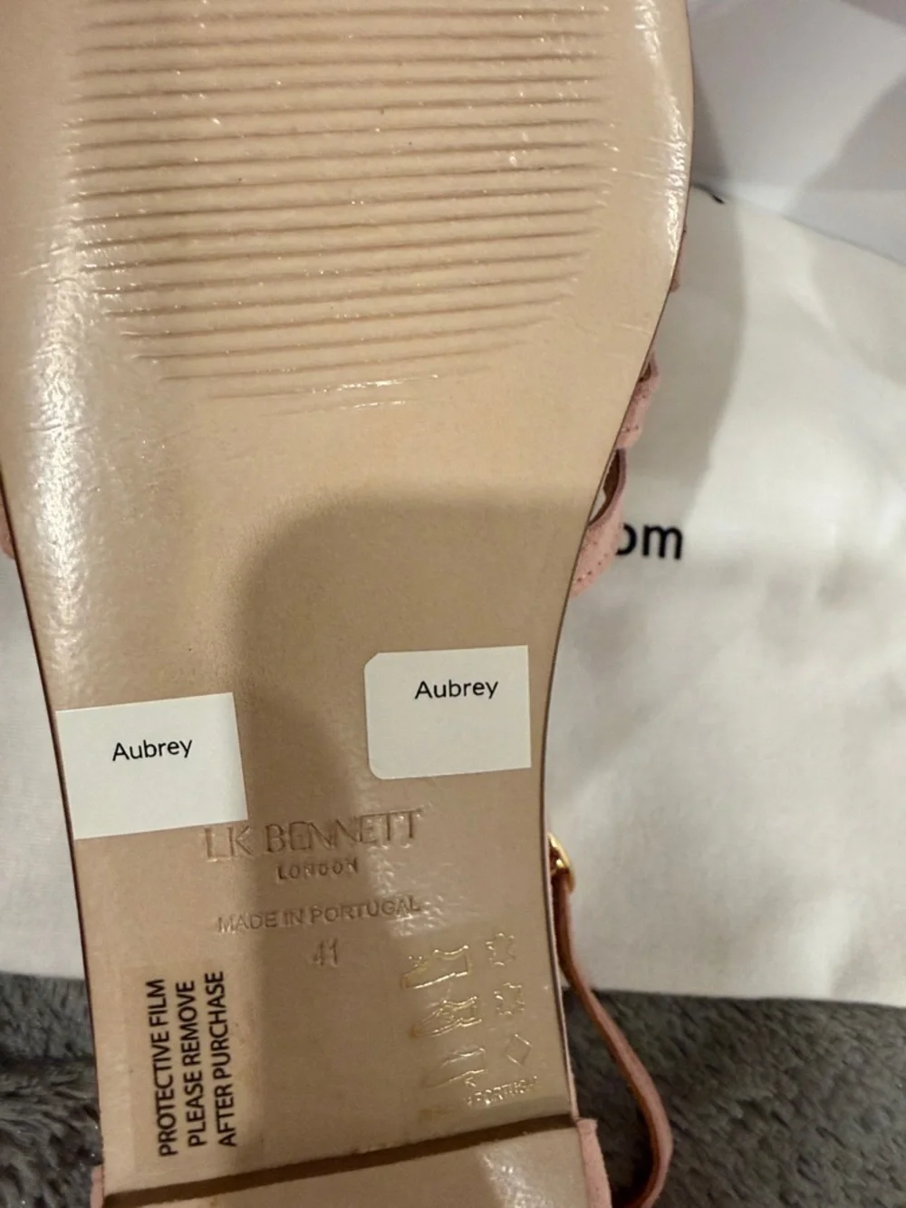 LK Bennett blush pink